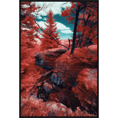 Here And Elsewhere XVIII Print by David Keochkerian