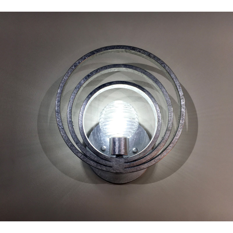 Frequency 1 - Light Armed Sconce, Silver Leaf