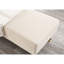 Chaise longue beige en velours avec structure stable et incurvée, couleur-1818640665
