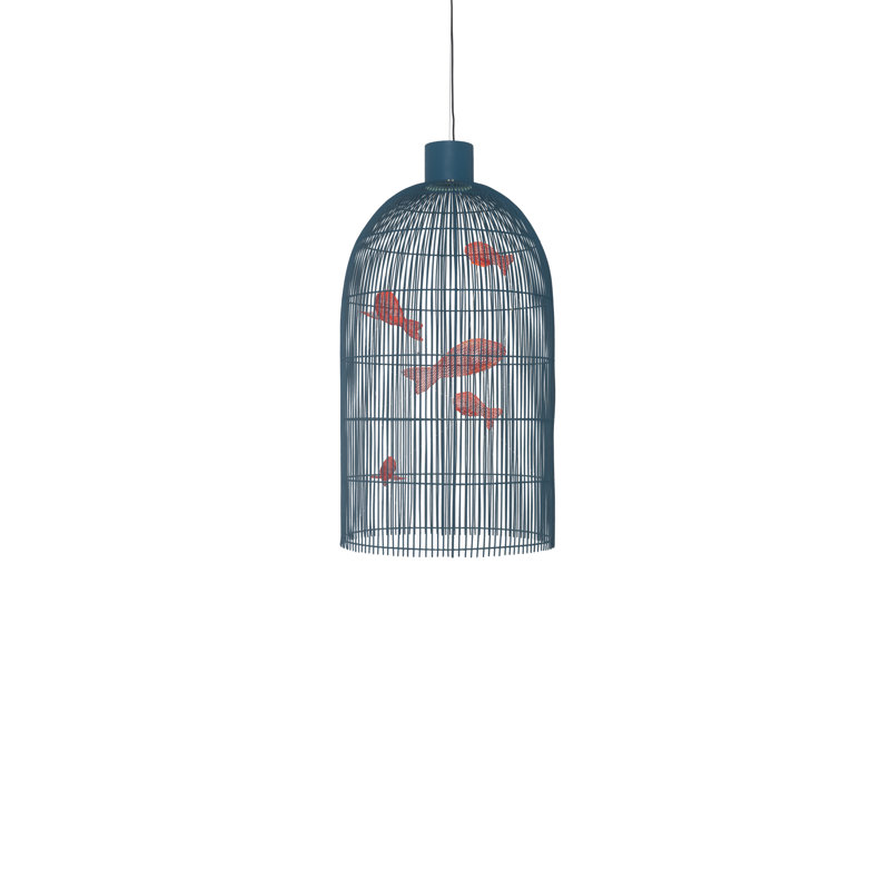 Fish Tales 1 - Light Pendant, 52.5" H x 28" W x 28" D