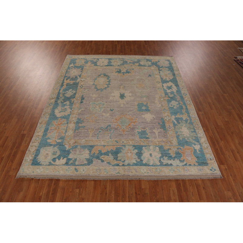 Tapis turc en laine fait à la main Oushak 8 x 10
