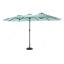 Grand parasol d'extérieur double face 14,8 pi avec manivelle (sans base)-980481638