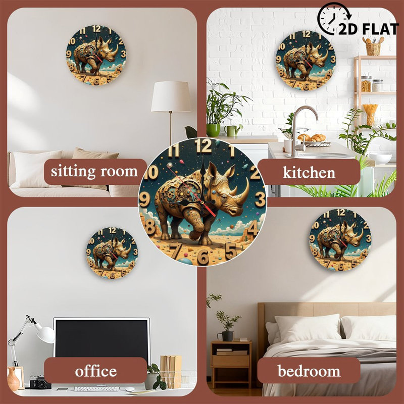 Horloge murale Rhino