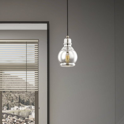Averly 1 - Light Brushed Nickel Pendant