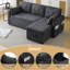 3 Seater Linen Sofa-1497130516