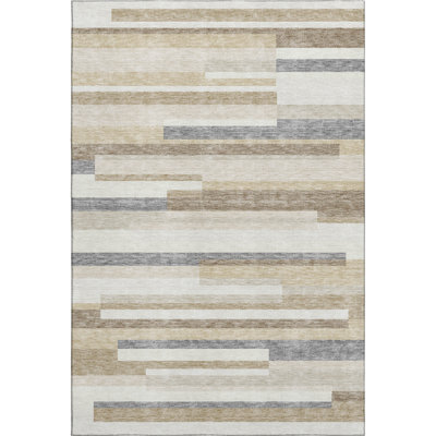 Premium Machine Washable Prisco Ivory Rug