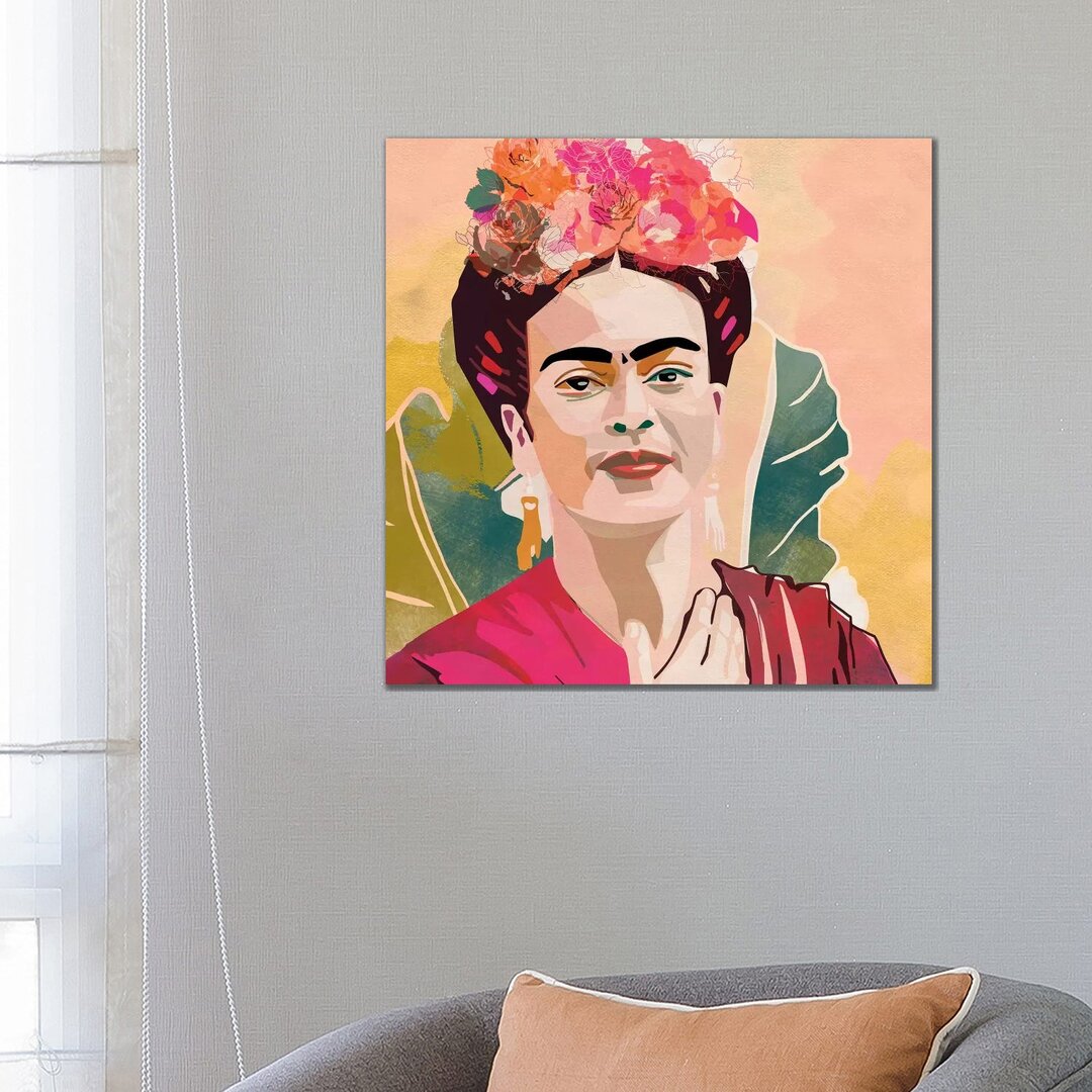 Frida Kahlo Quadrat von Ana Rut Bré - Galerie- Giclée