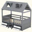 Structure de lit en bois-128966639