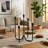 Albright 16'' H Metal Tabletop Candle Holder-1858152033