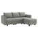 Manusite L-Shaped Modular Sectional Upholstered Couch With Storage Seat
