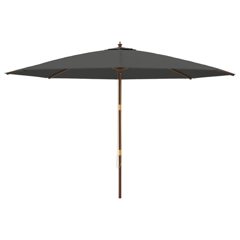 Aslyn Market Parasol, Anthracite, 273cm H x 400cm W x 400cm D