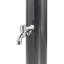 ELQUI Solar Powered Temperature Controlled Stainless Steel Free Standing Outdoor Shower and Footwash Spout