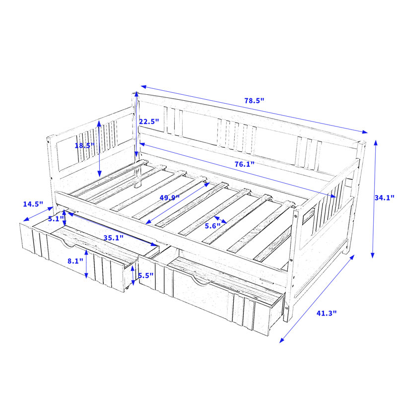 Daybed, White
