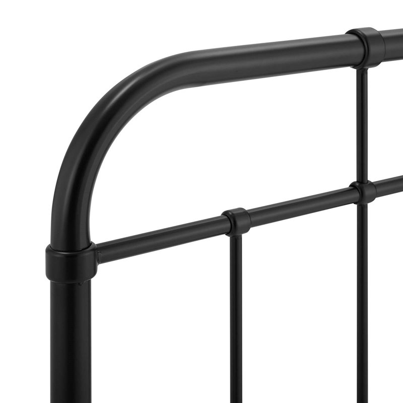 Alessia Metal Headboard, Black, Queen