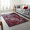 Abele Rectangle Abstract Dhurrie Washable Area Rug