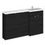 Fusion Fitted Furniture - Gloss White Bathroom Vanity with Basin-1177645734-1096020545