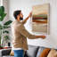 Waterside Layers Minimalist - Wrapped Canvas-653994666-653994669