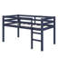 Lit mezzanine simple surélevé avec échelle-2028300181