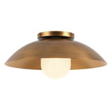 Umbra 14-in Black Semi-Flush Mount