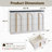 Modern 9 Drawer Dresser, Bedroom Dresser With Metal Handles-730655637