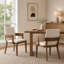 Ensemble de 2 chaises rembourrées de salle à manger modernes, chaises d'appoint en cuir PU avec structure en bois massif pour salle à manger-1538227467