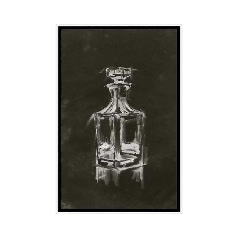 « Crystal Bar II » par Ethan Harper, reproduction d’art, Toile blanche encadrée, H 40 po x l 26 po x P 1,5 po, Pas de tapis