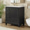 Meuble-lavabo 30 po avec lavabo, une porte avec tablette et trois tiroirs, porte à fermeture en douceur