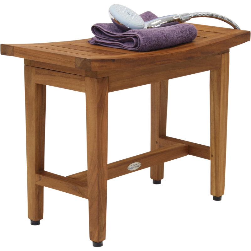 Maluku Lotus Teak Shower Bench