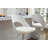 Hoskie Bar Stools Set Of 2 Modern Grey PU Counter Height Barstool, High Padded Swivel Adjustable Barstools With Back For Bar Counter And Kitchen Island-584577785-584577783