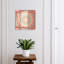 Key box for home, Opens to the right, 30x30x5, Black, Mandala with vivid details and harmonious patterns, 