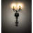 Merano Steel Candle Wall Light