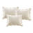 6 Piece Reversible Scalloped Edge Daybed Cover Set Cream Daybed-704182459