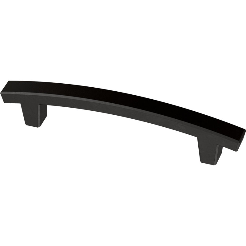 Matte Black Brass 5-Piece Cabinet Bar Pull Set