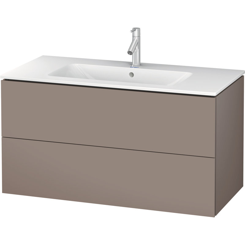 40.13'' Wall Mounted Single Bathroom Vanity Base Only, Basalt Matte