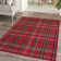 Sandweiler Plaid Area Rug