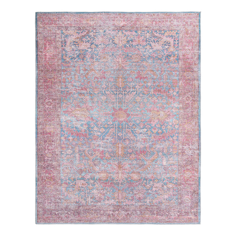 Tapis Hazeltine - bleu antique, Rectangle 10 pi 6 po x 13 pi