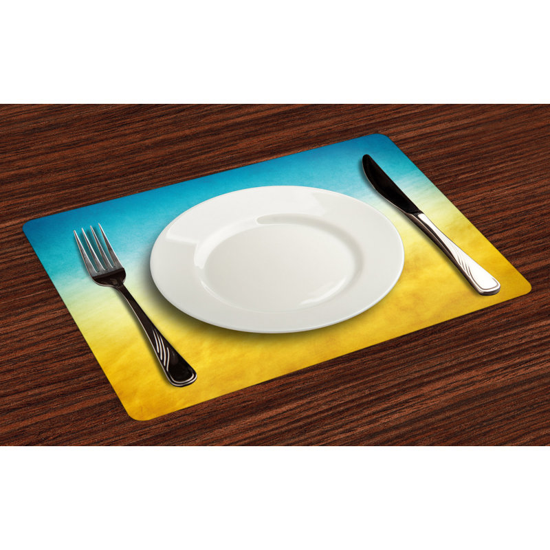 Polyester Abstract Rectangle Placemat