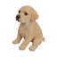 Statue chiot jaune labrador