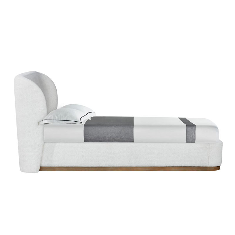 Base de lit tapissier Tribeca de qualité moderne Modern, Grand