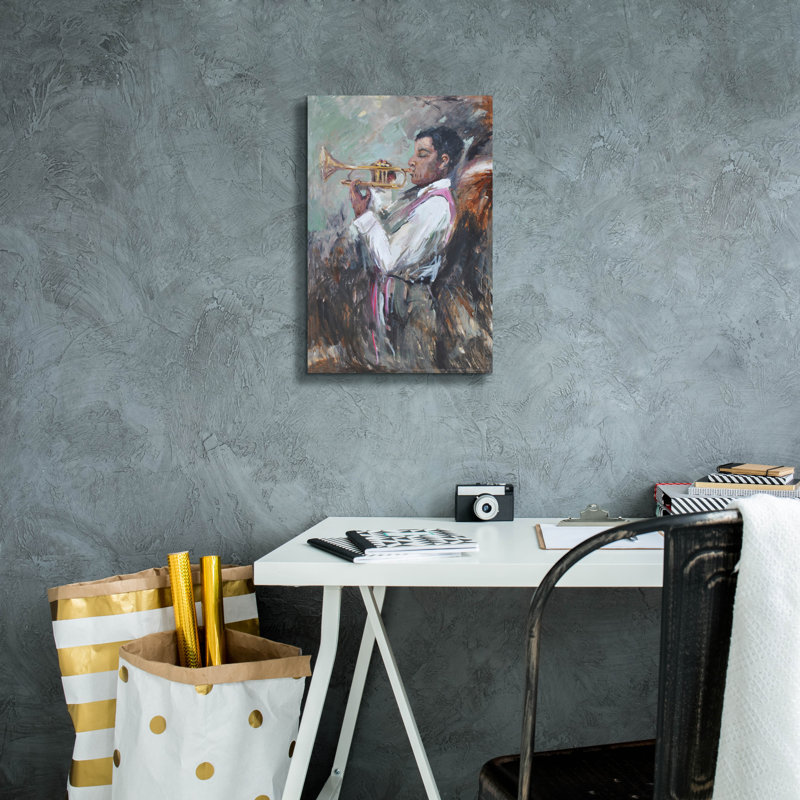  «Soulful Tunes» par Jadei, impression sur toile 12 po x 18 po, H 18 po x l 12 po