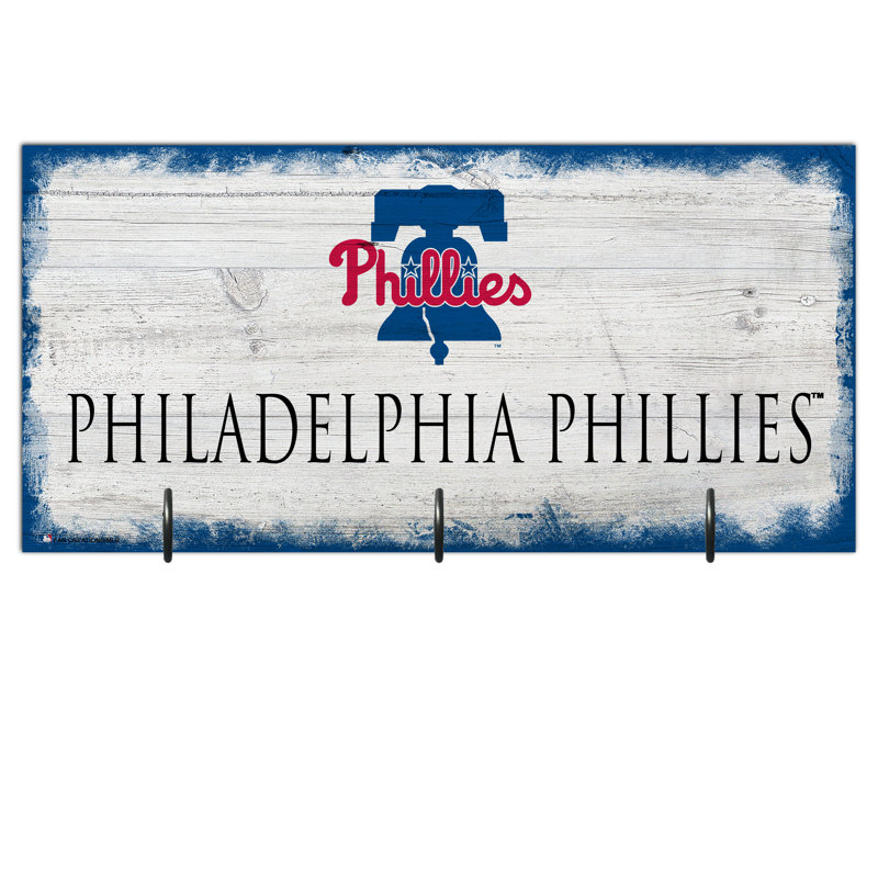 3 - Hook Wall Mounted Coat Rack, Phillies