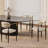 Ackley Modern Upholstered Dining Chair, Beige Boucle Accent ArmChair 2 Piece Set