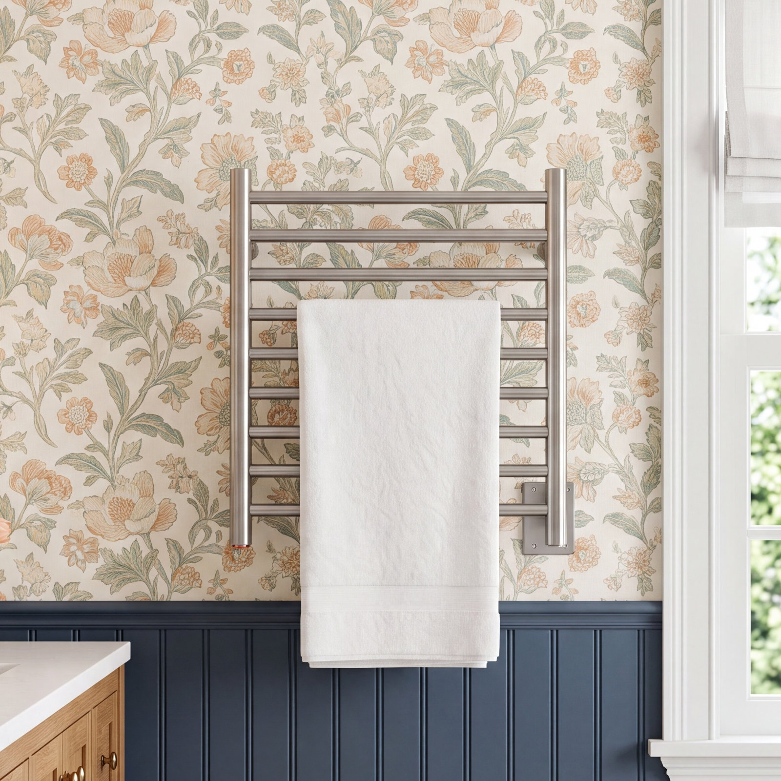 Radiant Hybrid Towel Warmer, Brushed