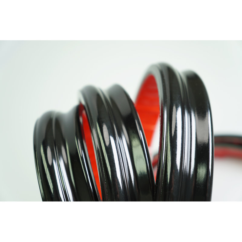 Garniture de moulure auto-adhésive noire 16,4 pi x 1,26 po x 0,43 po