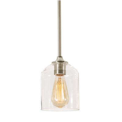 Luminaire suspendu 8 po William - laiton satiné