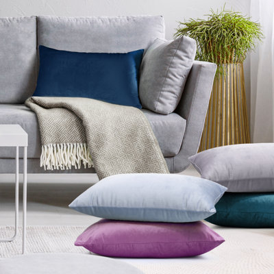 Housse de coussin en velours 