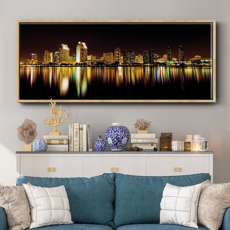 San Diego Skyline - toile encadrée