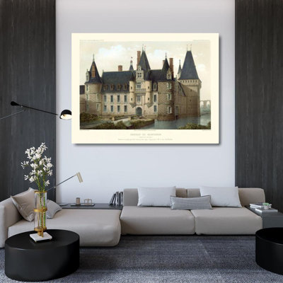 Lark Manor Petit, Victor Gallery Wrapped Canvas Art Titled: Petite French Chateaux II