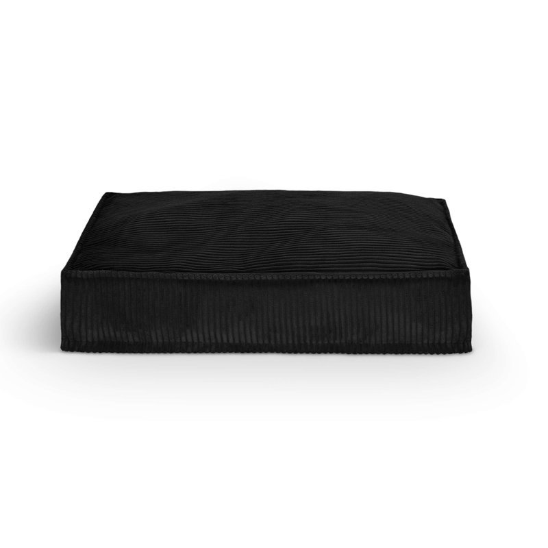 Nairne Polyester Pet Bed, 20cm H x 75cm W x 60cm D, Black