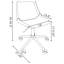 Fauteuil de bureau réglable en similicuir brun rembourré pour la maison, rembourrage doux, siège incurvé moderne et roues coulissantes sans effort